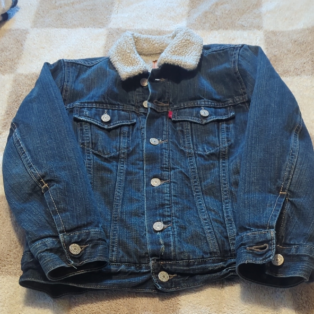 Levi Strauss Sherpa Jean Jacket - Kids Small